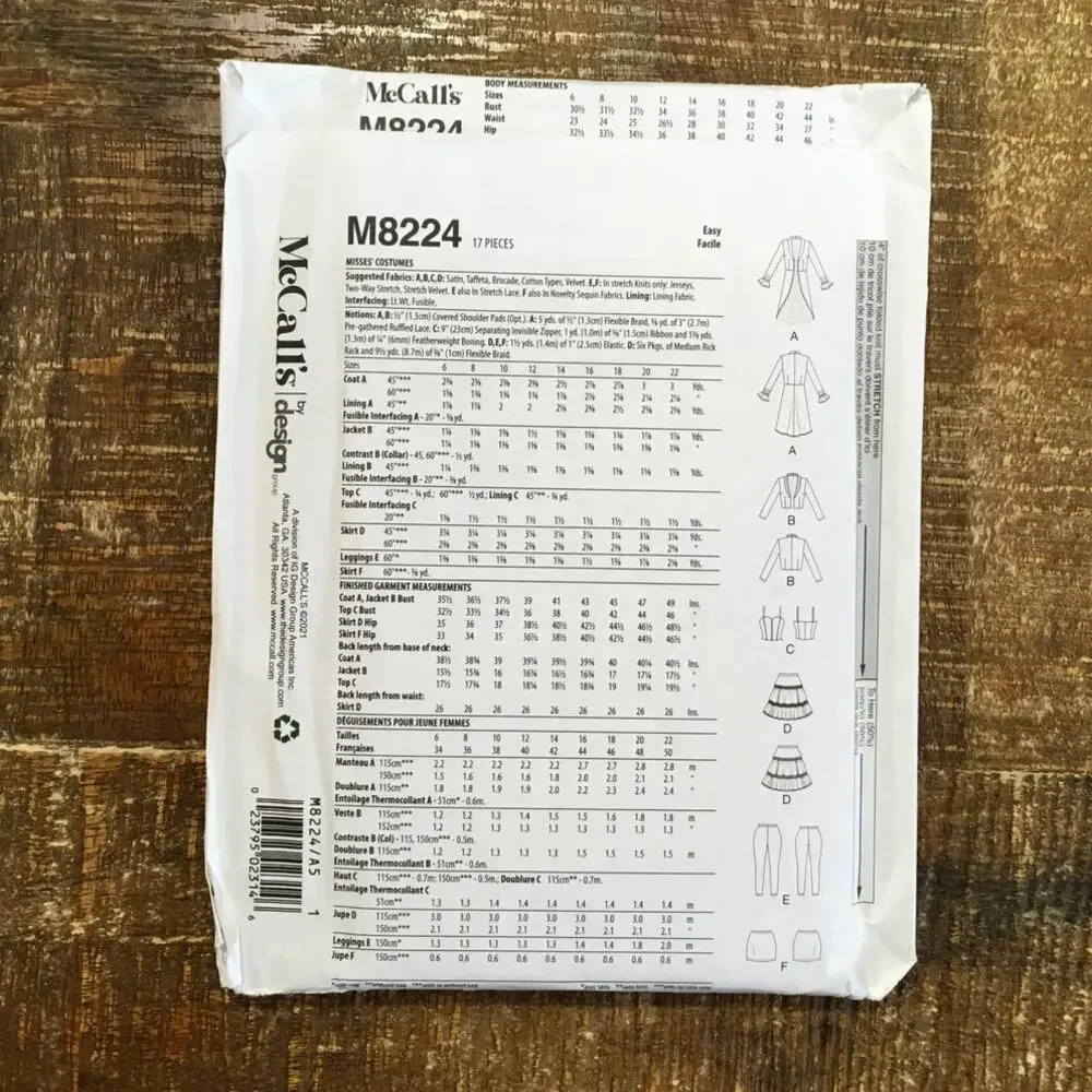 McCalls pattern 8224